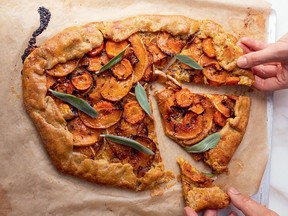 Butternut, orange and sage galette from Ottolenghi Flavor.