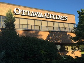 Photo of the Ottawa Citizen building on Baxter Road.