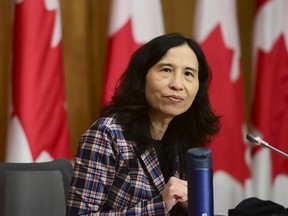 Files: Chief Public Health Officer Dr. Theresa Tam provides an update on the COVID pandemic during a press conference in Ottawa, Friday, Nov. 13, 2020.