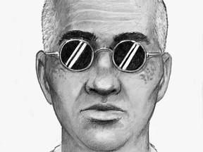 A composite sketch of a suspect in an attempted child-luring Nov. 7