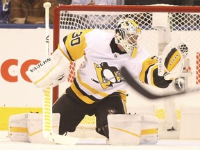 Matt Murray won two Stanley Cup rings with the Pittsburgh Penguins, who traded him to the Senators on Oct. 7.