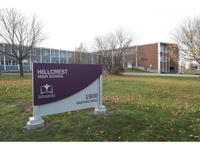 Hillcrest High School in Ottawa Friday Nov 6, 2020.
