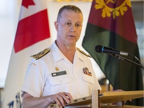 File photo of Vice Admiral Art McDonald, commander of the Royal Canadian Navy