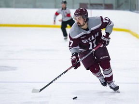 After a COVID-related interruption of his Gee-Gees career, Kevin Domingue is looking to go pro.