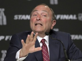 Commissioner Gary Bettman and the NHL owners want the players to take a big paycut for the coming season.