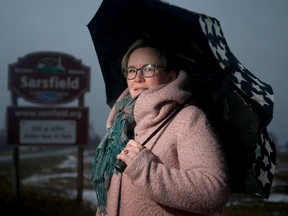 Caroline Etter, president of Sarsfield Community Association, can't believe the village would be in a separate ward than Cumberland village and that the city would reduce the number of rural wards.