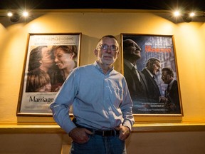 Bruce White, owner of the legendary ByTowne Cinema, soon to close.