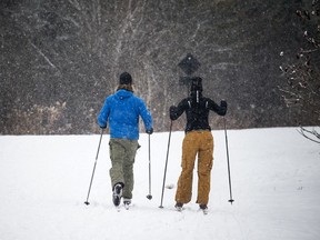 Cross-country skiers like to enjoy Gatineau Park. But health authorities want Ontarians to stay home, not cross the river.