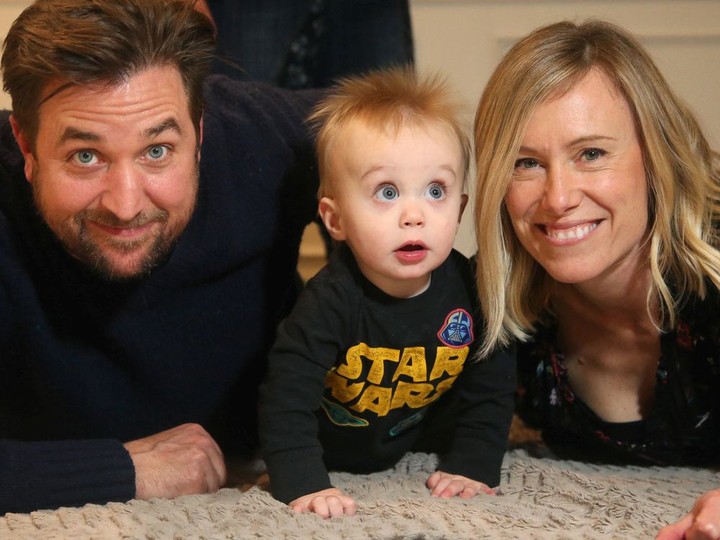  Amanda Sully and Adam Deschamps’ son, Aidan Deschamps is the first in the country to be diagnosed with spinal muscular atrophy through the the province’s newborn screening program.