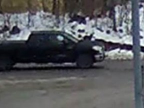 Gatineau police are seeking the driver of this pickup in connection with a serious weekend crash.