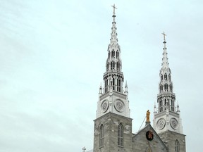 Notre Dame Basilica in Ottawa.