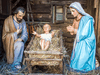 A Nativity scene depicting Jesus, Mary and Joseph. A new poll found that Christmas is generally popular across all ages in Canada, with those aged 18 to 24 having the most positive view.