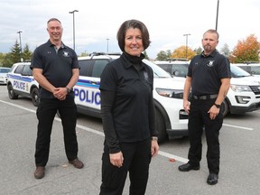 Sgt. Richard Dugal, Sgt. Catherine Wood and acting Staff Sgt. Cory Robertson are Ottawa police crisis negotiators.