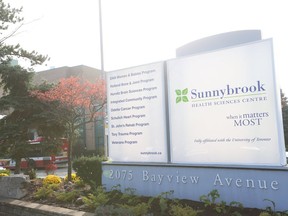 Files: Sunnybrook hospital in Toronto
