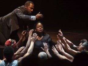 The Adventures of a Black Girl in Search of God. Quincy Armorer, Lucinda Davis and the Ensemble.