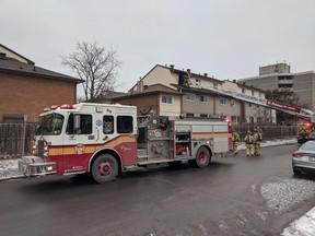 Ottawa Fire quickly brought a fire on Presland Road in Overbrook under control on Tuesday. The fire was contained to one room on the top floor of a three-storey townhouse.