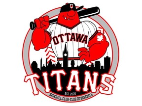 Ottawa Titans Baseball Club logo - primary logo