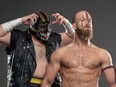 Evil Uno (Nicolas Dansereau) and Stu Grayson (Marc Dionne) have gone from Gatineau to the spotlight of All Elite Wrestling, as members of The Dark Order.