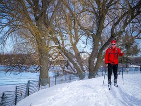 With the blanket of snow Ottawa received overnight big smiles could be noticed as people were out enjoying the newly groomed SJAM trail along the river Saturday Jan. 2, 2021.