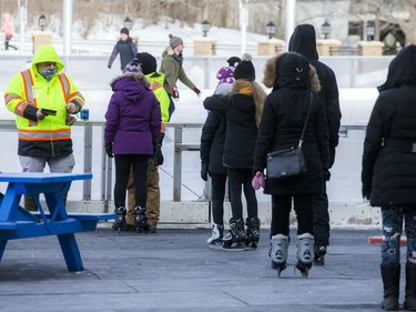 Things were gliding smoothly at the Sens Rink of Dreams at City Hall, Saturday Jan. 9, 2021.