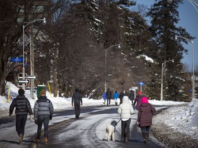 FILE: The NCC opened the Queen Elizabeth Driveway for people to safely get out and be active during the current COVID-19 restrictions,