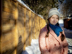 Mairi Brascoupé, project manager of the NAC's Indigenous book club, a new partnership with the Ottawa Library, near her home, Sunday Jan. 24, 2021.