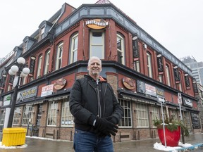 John Borsten stands in front of the former Fish Market Restaurant building that he has purchased.