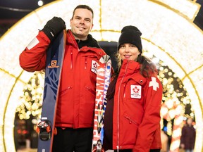 Bryde Fresque with his wife Natalie.