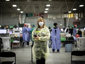 COVID-19 assessment centre manager R. Bickerton at The Ottawa Hospital.