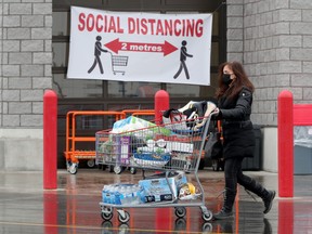 Shopping for necessities is one of few reasons to venture out under the State of Emergency order in Ontario.