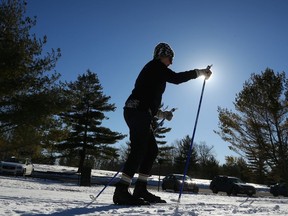 File photo/ It was a beautiful day for cross country skiing along the Sir John MacDonald Parkway.