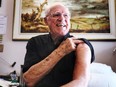 Arnold Roberts was the first resident of a long-term care home in Ottawa to receive the COVID-19 vaccine - early in 2021 at the Perley Health centre.