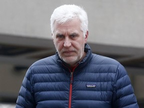 Vincent Nadon leaves the Elgin Street courthouse in Ottawa after an appearance there on Jan. 23, 2018.