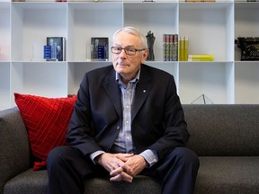 FILE PHOTO: International Olympic Committee (IOC) member Dick Pound, poses in his offices in Montreal, Quebec, Canada February 26, 2020.