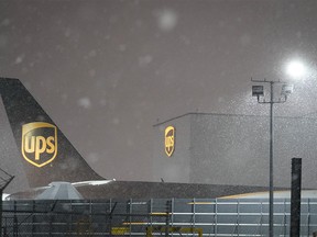 Pfizer vaccines have been delayed due to massive snowstorm in Louisville, Kentucky, home of UPS's central hub.