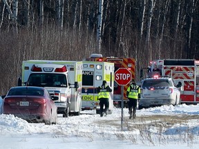 Tons of emergency vehicles were on scene Wednesday at the Carp Airport after a small aircraft crash.