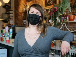 Emma Campbell, a co-owner of Corner Peach in Centretown, says Ottawa's shift to Orange status won't immediately change her business. Since last July, Corner Peach has operated as a store.