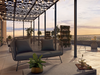 A rooftop terrace at The Dale offers commanding views of the Ottawa-Gatineau skyline and the Ottawa River.