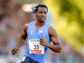 Jamaican sprinter Yohan Blake.