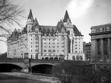 Chateau Laurier Hotel in the 1930s.