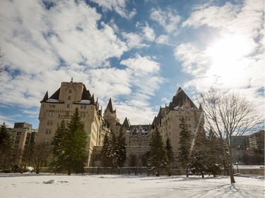 The Hotel Fairmont Château Laurier in downtown Ottawa . February 12, 2020. Errol McGihon/Postmedia