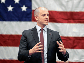 Evan McMullin, who ran as an independent in the 2016 presidential election, co-hosted the Zoom call of would-be breakaway Republicans.