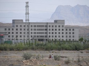 This file photo taken on June 2, 2019 shows a facility believed to be a re-education camp where mostly Muslim ethnic minorities are detained, in Artux, north of Kashgar in China's western Xinjiang region.