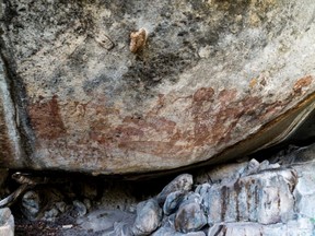 Archeologists found ancient rock paintings in the rock shelter of Swaga Swaga Game Reserve located in central Tanzania, Eastern Africa.