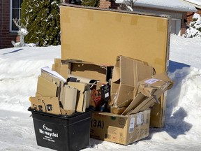 In 2020, the city collected 16,451 tonnes of cardboard, a 29 per cent increase from the 12,775 tonnes the year before.