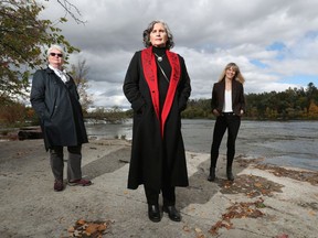 Left to right: Lynn Clouthier, Algonquin negotiation representative, Algonquins of Ontario; Wendy Jocko, Chief of Algonquins of Pikwakanagan First Nation; and Michelle Taggart, vice-president of land development, Taggart Investments are shown in this photo from October, 2020.