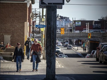 Bank Street in Centretown was a people place on Saturday afternoon.