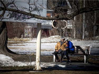 People were out and about in Centretown, near the Canadian Museum of Nature, to enjoy the Saturday sunshine.
