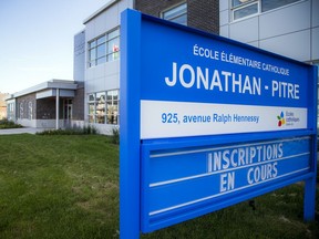 Jonathan Pitre elementary school in Riverside South