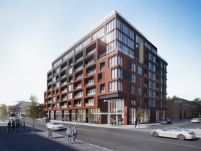 : James House is an eight-storey condo building by Urban Capital to be built in Centretown on the site of the former James Street Pub.
